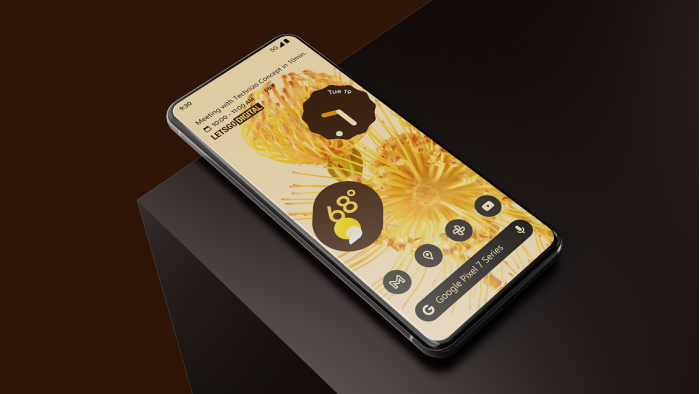 谷歌pixel7概念图出现首次配备显示屏下摄像头与传感器