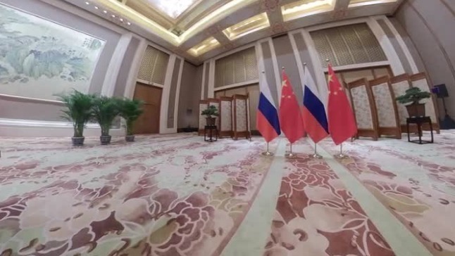 中俄元首在钓鱼台国宾馆会谈看看现场长啥样