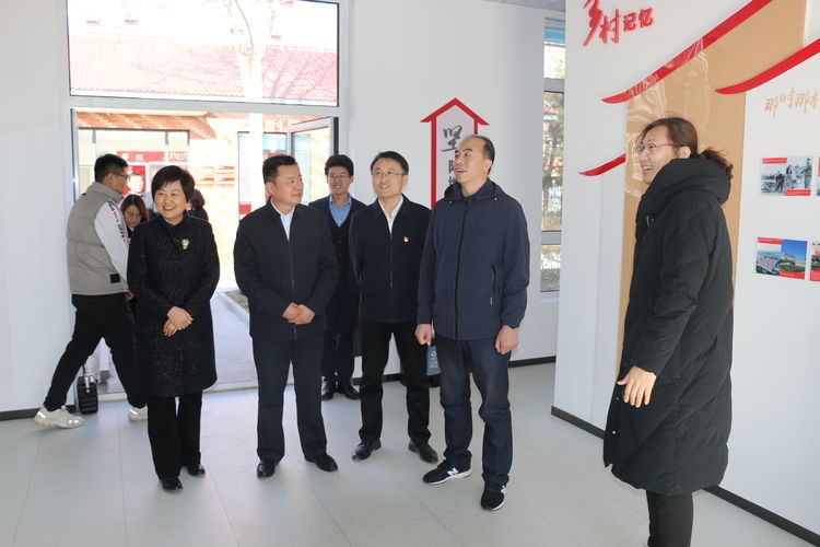 河北省卢龙县委宣传部部长何启东带队参观考察章丘相公庄街道新时代