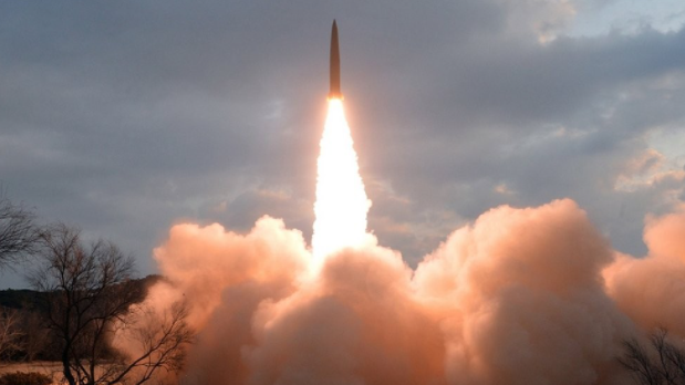 今年第8次朝鲜向半岛东部海域发射一枚弹道导弹