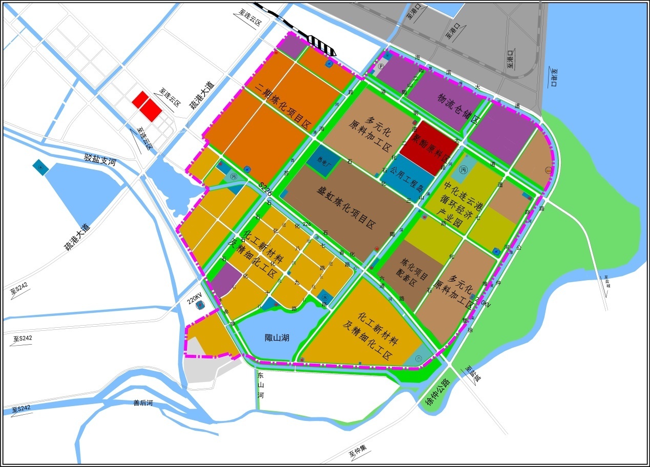 连云港石化产业基地规划图 图片来源:徐圩新区政府官网