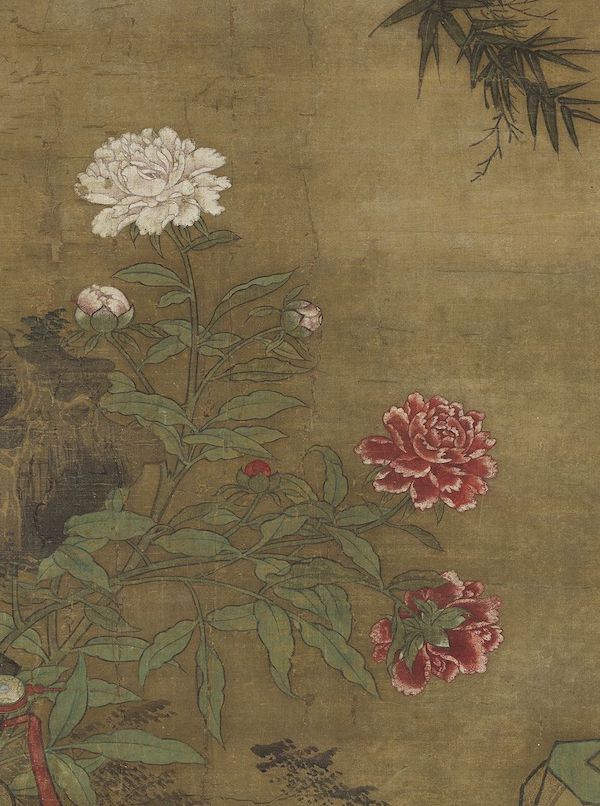(传)宋 苏汉臣《画五瑞图》轴(局部 台北故宫博物院藏