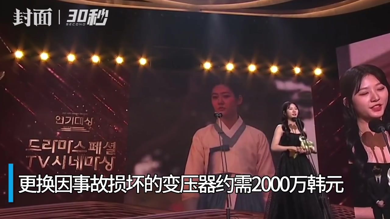 30秒韩女星金赛纶酒驾逃逸后或将赔偿韩国电力2000万韩元