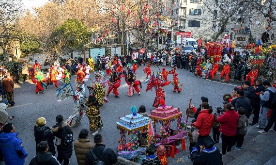 铜陵：欢喜迎新春 小镇年味浓