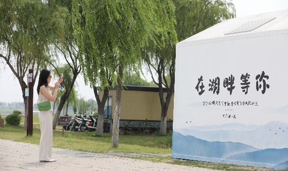 安徽合肥：十里长堤景色新