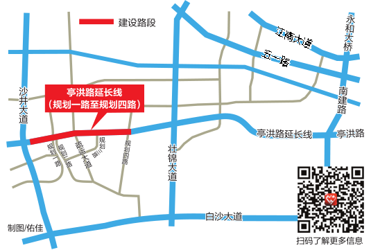 亭洪路延长线再"延长" 将成为江南工业园东西向交通主轴