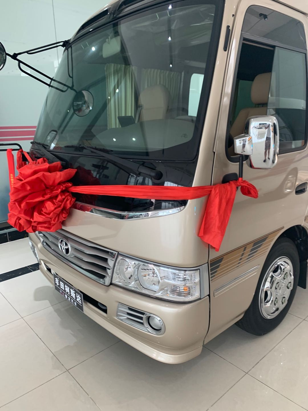 20款考斯特商务车丰田考斯特自动门20款