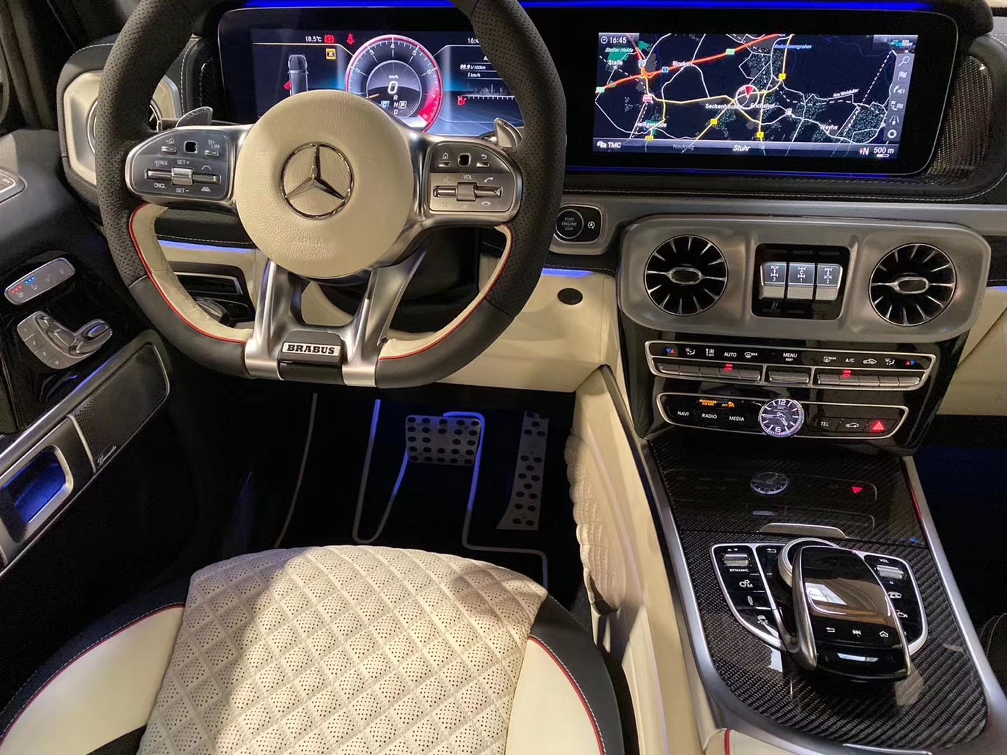 21款防弹奔驰巴博斯g700全新巴博斯预定