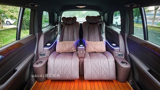奔驰gls400改装四座航空座椅gl内饰改装