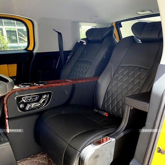 酷路泽fj改装航空座椅升级内饰个例