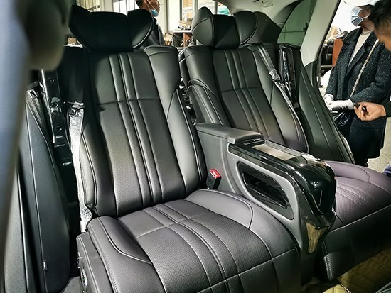 奥迪q5l后排改装豪华可调节航空座椅