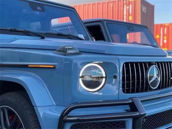 奔驰amg g63 china blue瓷器蓝(中国蓝)实车,最近这款车在国内开始