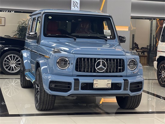 21款奔驰g63瓷器蓝大高配天津展厅现车