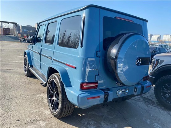 21款奔驰g63极具情怀大g稀有瓷器蓝