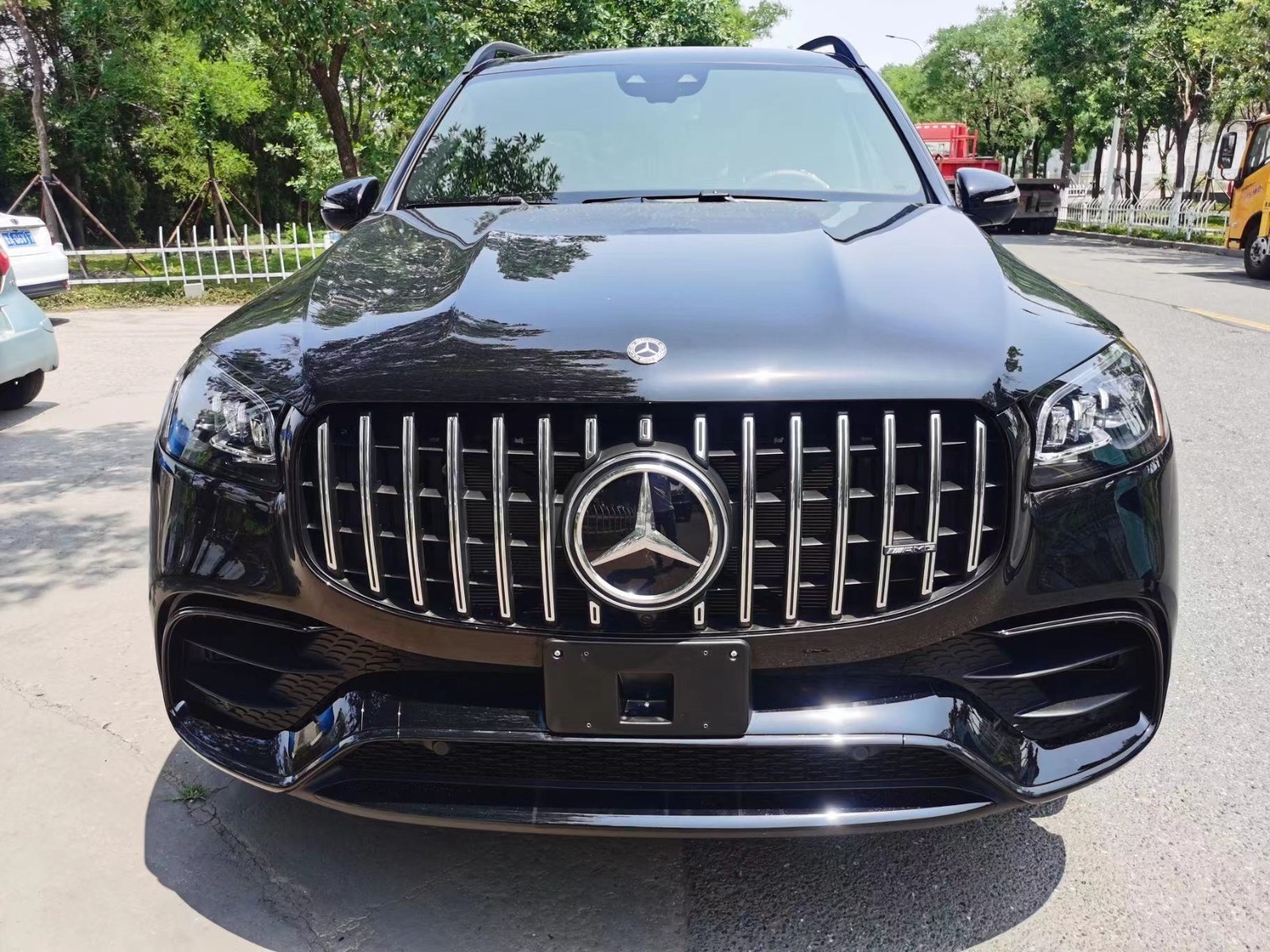 天津港平行进口21款奔驰gls63特价销售