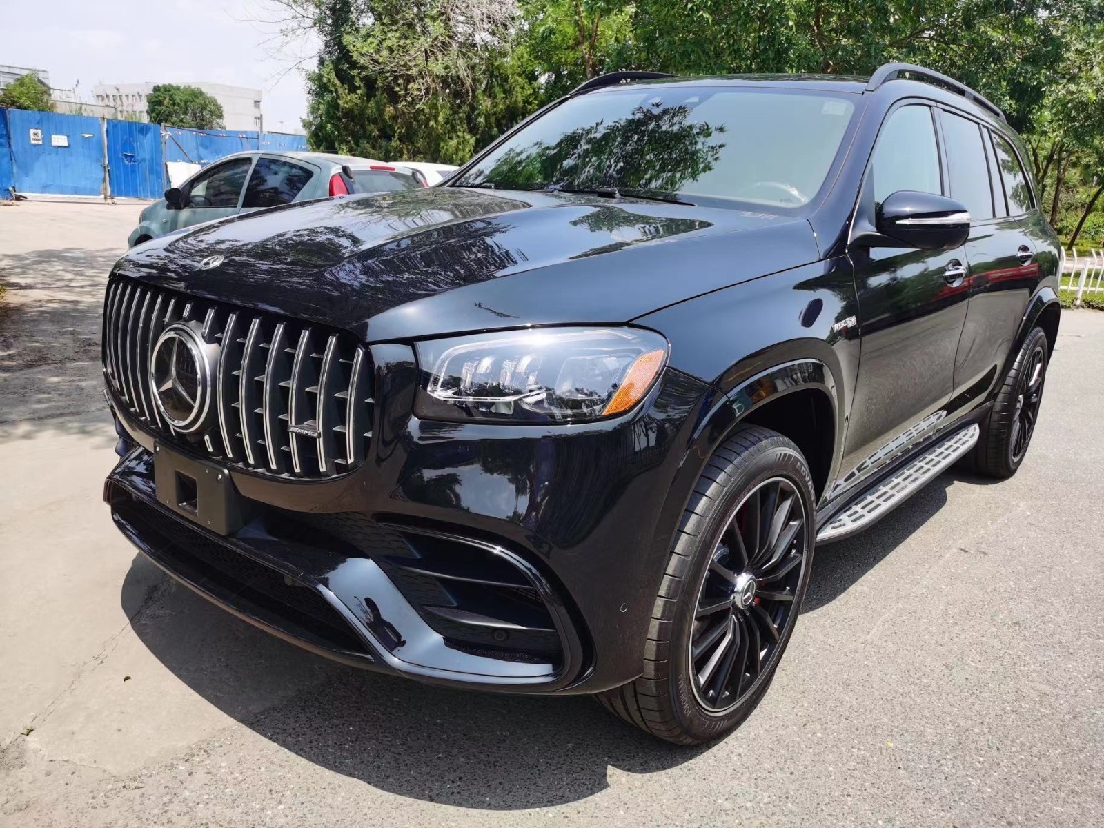 天津港平行进口21款奔驰gls63特价销售