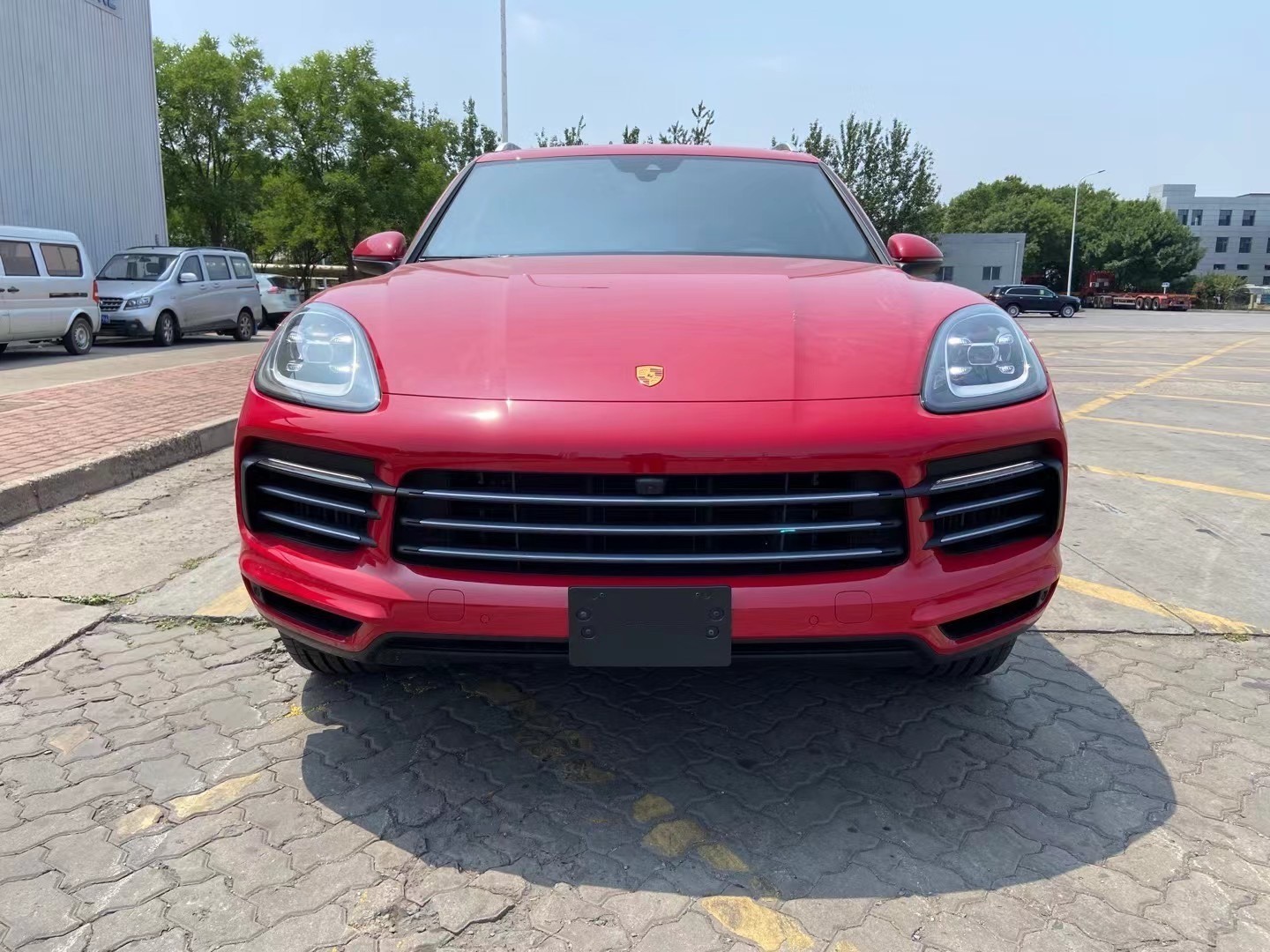 22款保时捷卡宴这款颜色谁能不爱呢