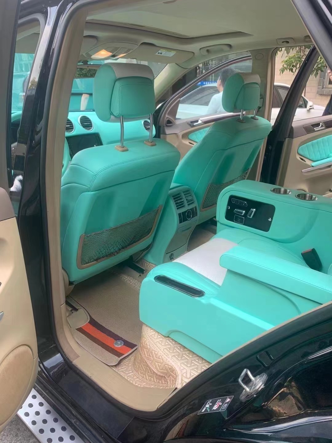 奔驰ml350改装航空座椅案例