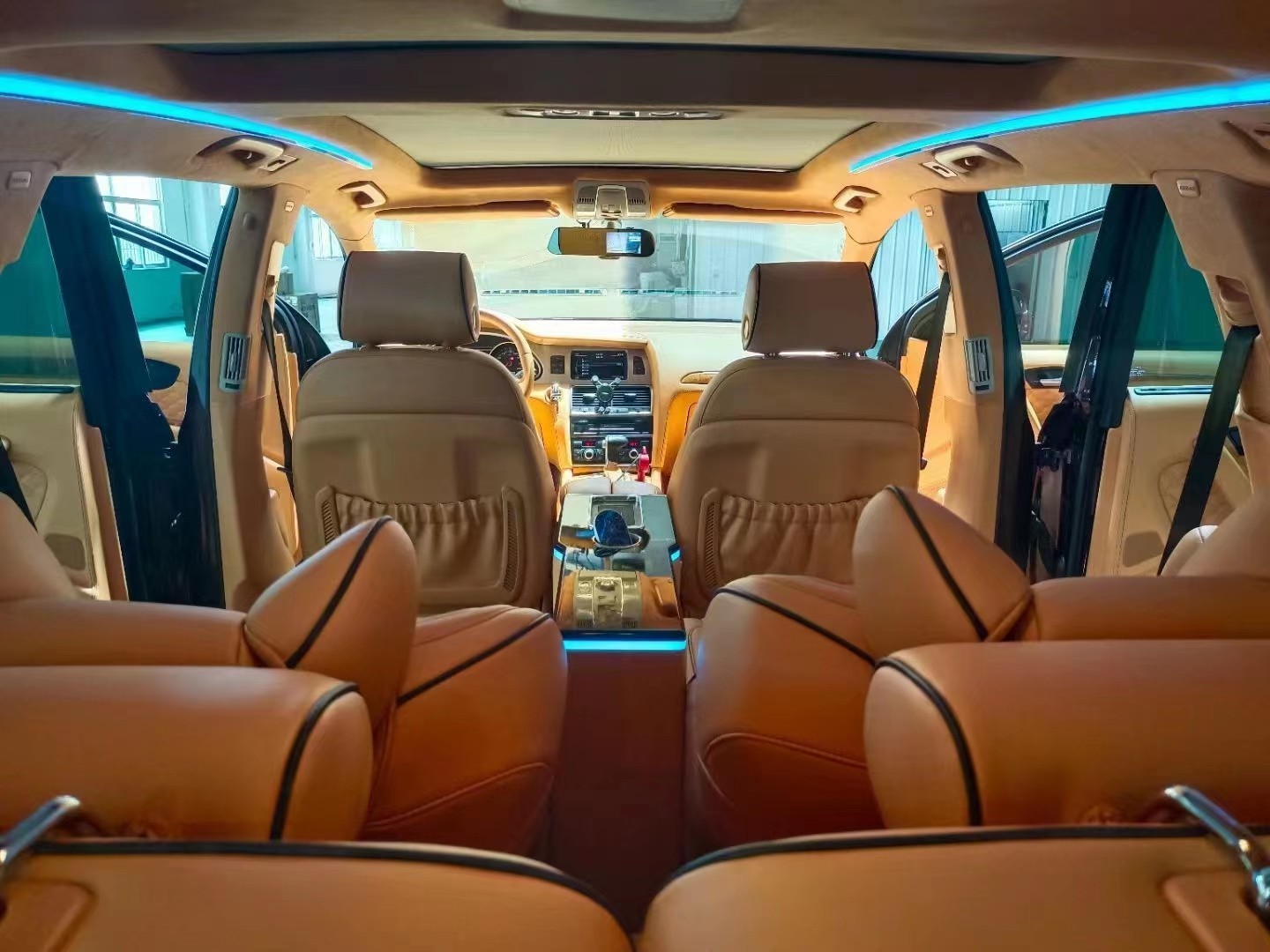 奥迪q7改装航空座椅案例