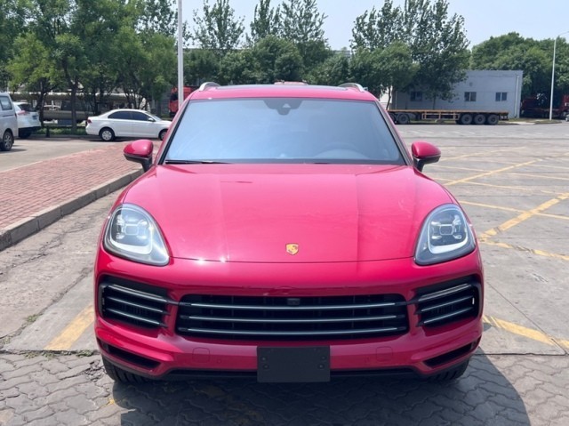 22款保时捷卡宴胭脂红全国唯一一台现车