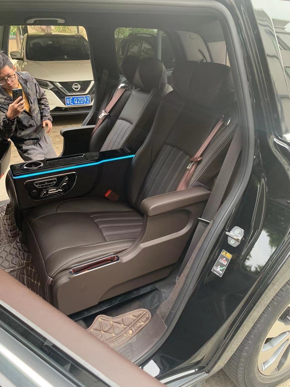 奔驰gls450改装航空座椅方案