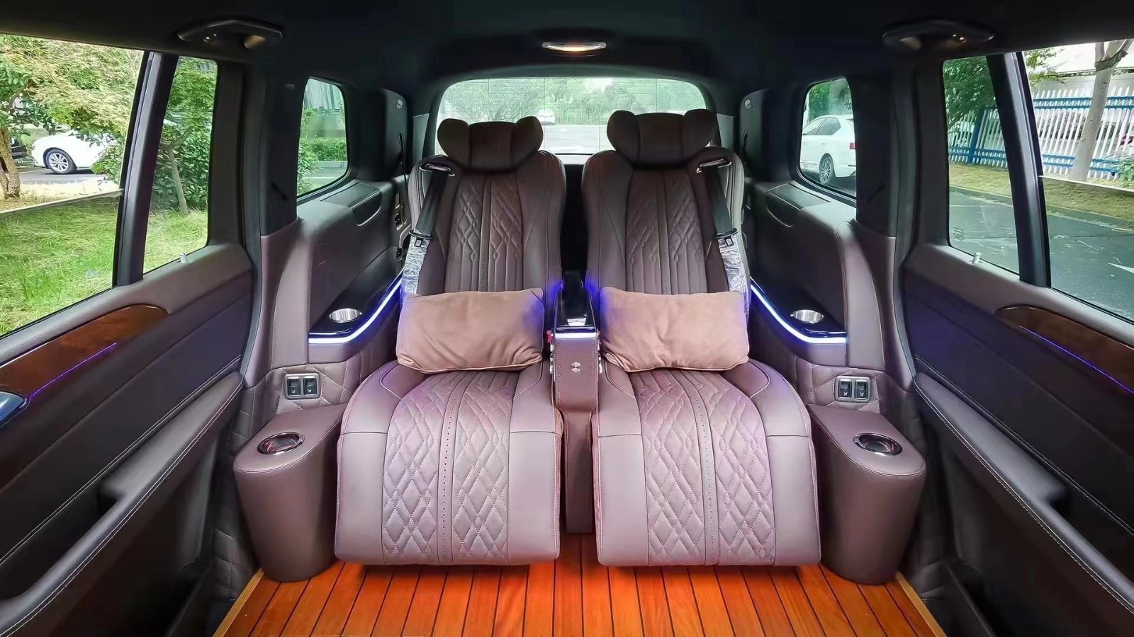 奔驰gls改装升级航空座椅案例