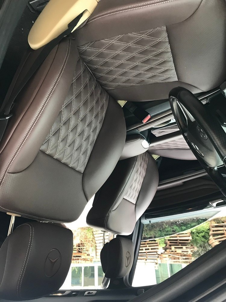 奔驰ml350改装升级航空座椅案例