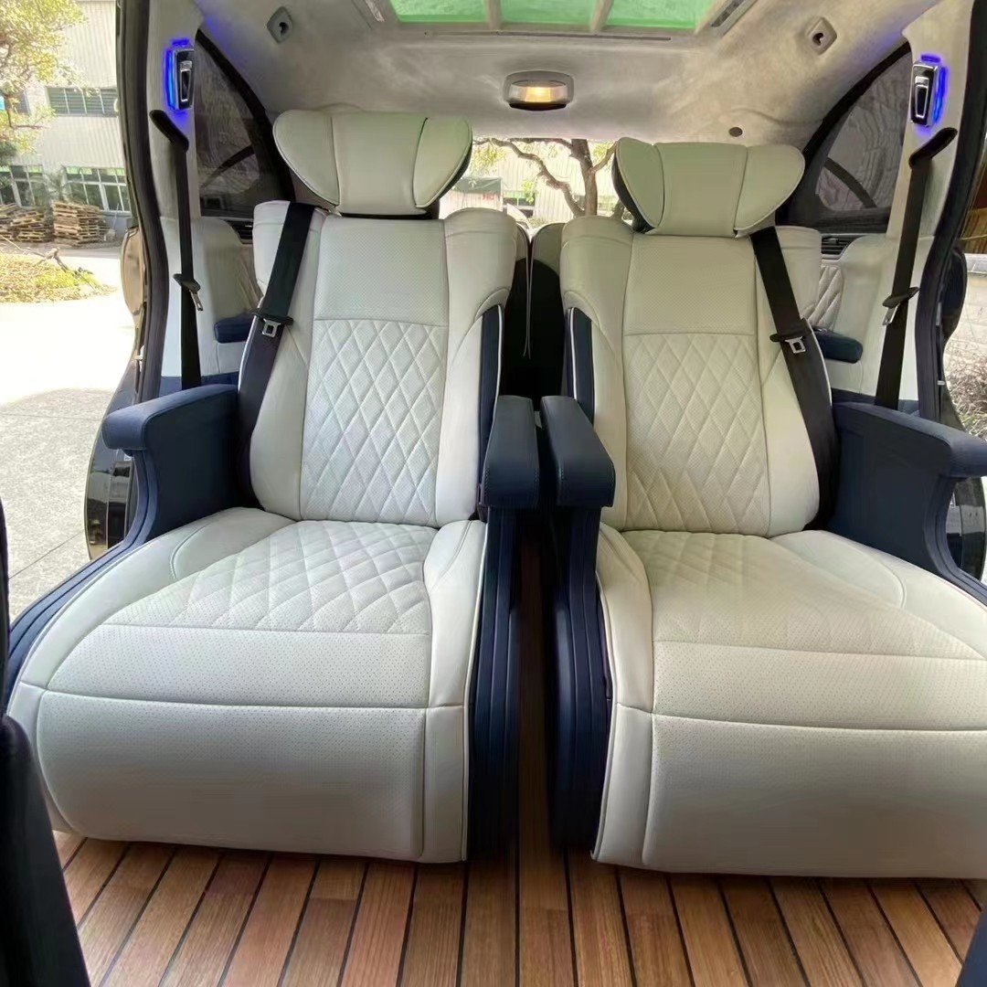 奔驰r级改装中排航空座椅案例图