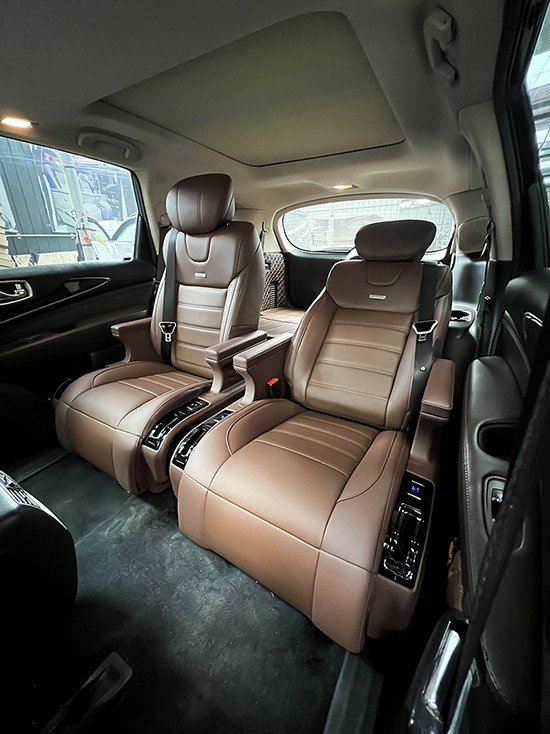 英菲尼迪qx60后排改装航空座椅图片案例_凤凰网汽车_凤凰网