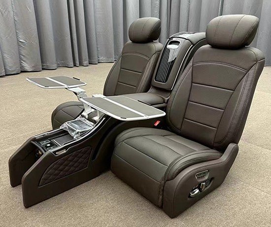 15款奔驰gl500内饰改装航空座椅升级图