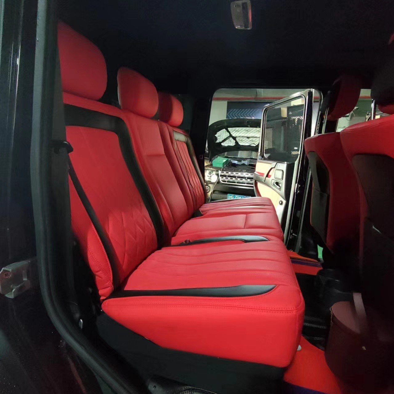 奔驰大g500内饰升级软包案例