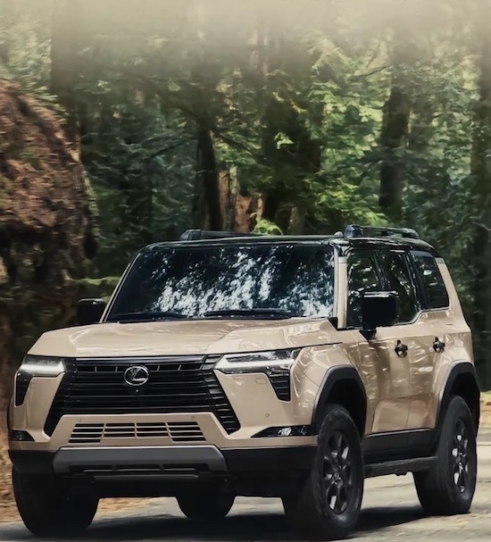 2024款雷克萨斯gx550第一批现车首发