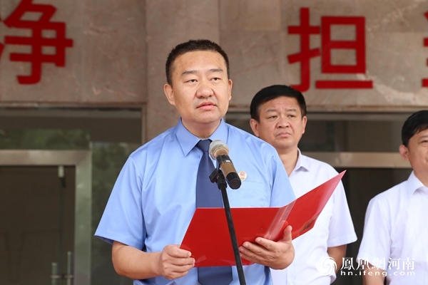 商丘市检察院副检察长徐爱国致辞马索义强调,要提高认识,领会意义.