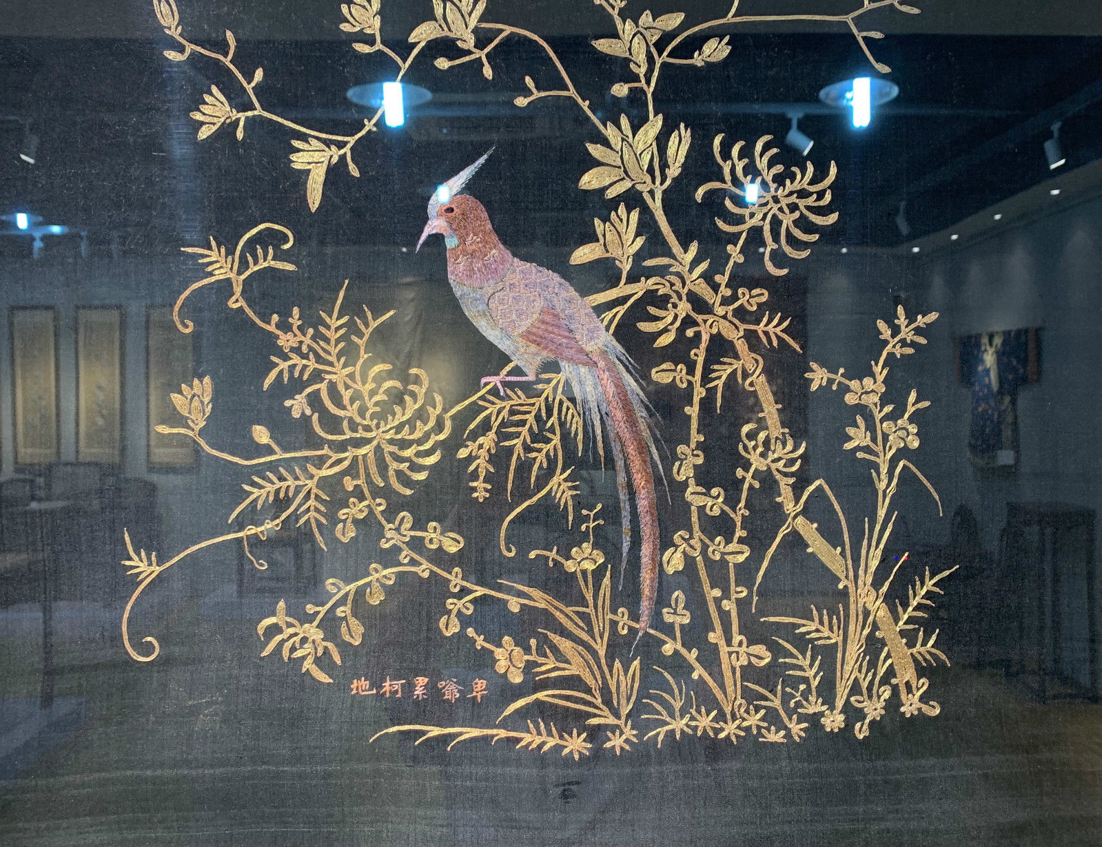 传承广绣之美30余件广绣作品在禅城静观艺术馆展出