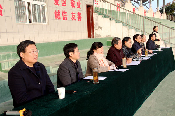 寿县三中举行2019年秋学期校园广播操比赛