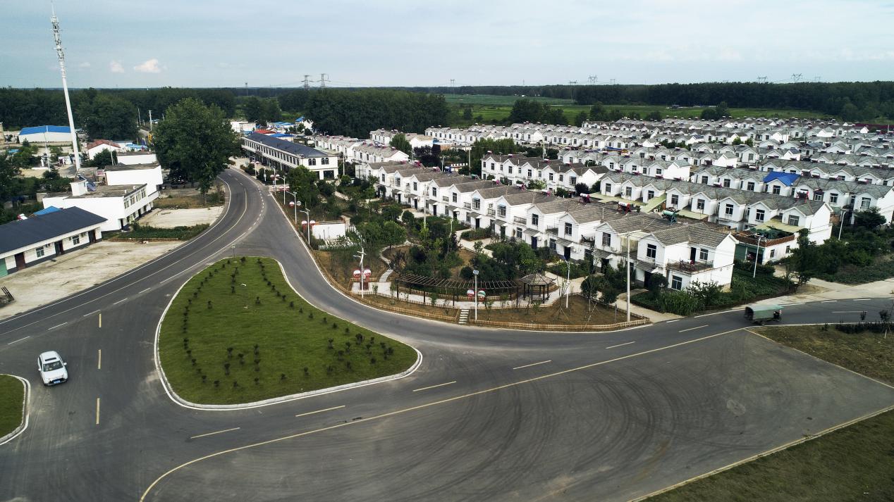 安徽长丰庄墓镇合淮路旁风情古镇