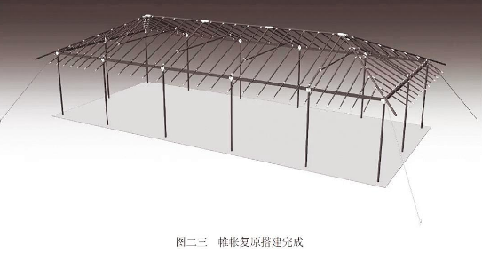 角梁与角椽.其青铜构件制作与现代工业建筑设计理念吻合