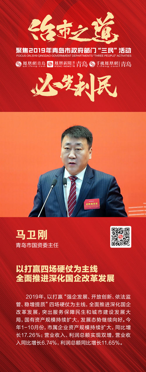 青岛市国资委党委主任马卫刚转变职能放活企业推动国企改革高质量发展