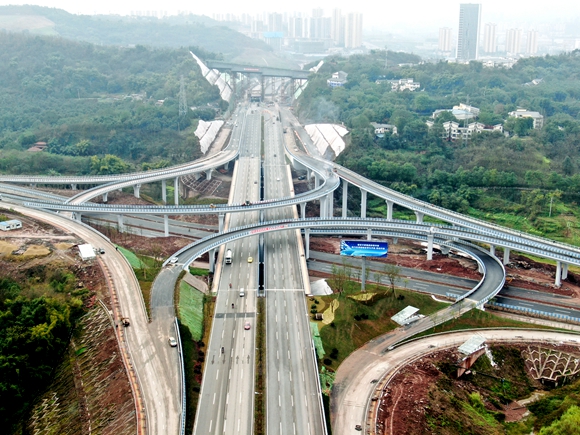 重庆经开区交通"加速跑" 茶园大道主线双向通车凤凰网川渝_凤凰网