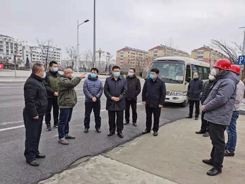 栖霞市委书记陈兆宽现场督导疫情防控工作