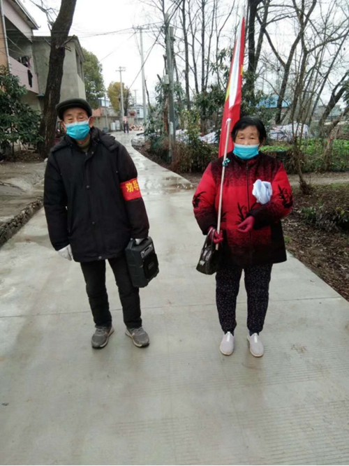 东至大渡口镇杨墩村党员冲锋在前筑牢红色防线