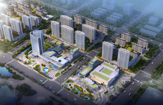 安徽泗县绿城深蓝中心综合体打造城市崭新封面
