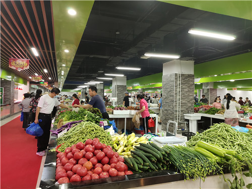 合肥包河区再添一家智慧型菜市场线上线下均可买菜