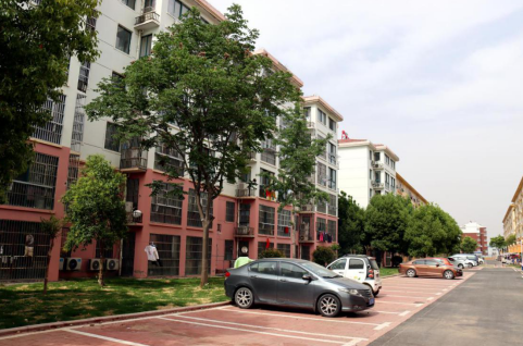 安徽泗县小区焕新颜创城添色彩