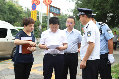 未央区委主要领导督导检查全国文明城市创建工作