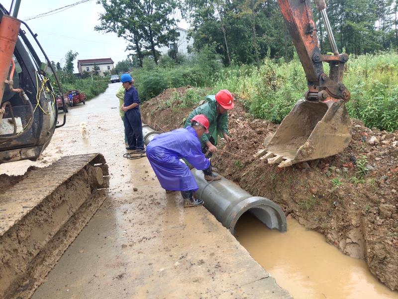 怀宁县凉亭乡修缮加固排水沟图