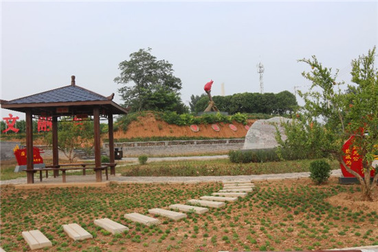 红色指引幸福路焦作市民观察团探访孟州市红色教育基地岩山村