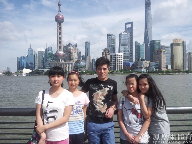 2014年,虞利华带队员在上海备战省运会