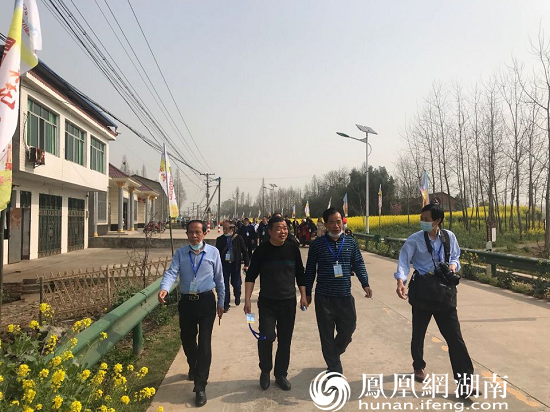 采风队伍走进花海，吟诗作对