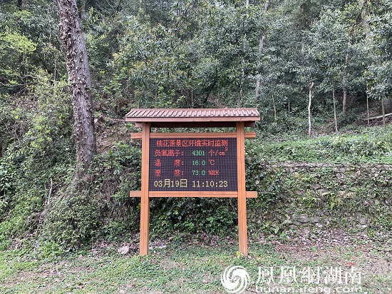 桃花源景区环境实时监测